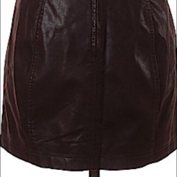Free People Dark Brown Mini Skirt - Picture 6 of 6